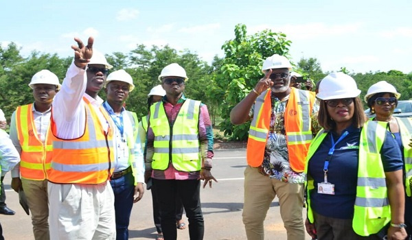 The board visited the Airports to inspect on going projects