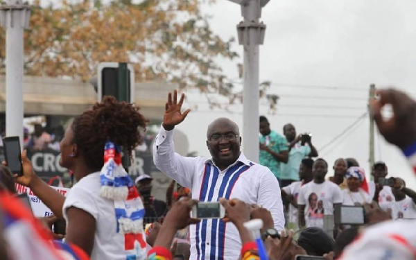 Dr Mahamudu Bawumia has said he is praying that God smiles on the NPP