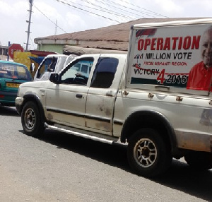 Mahama Campaign Pickups