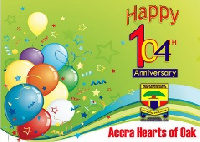 Accra Hearts of Oak is 104 years today