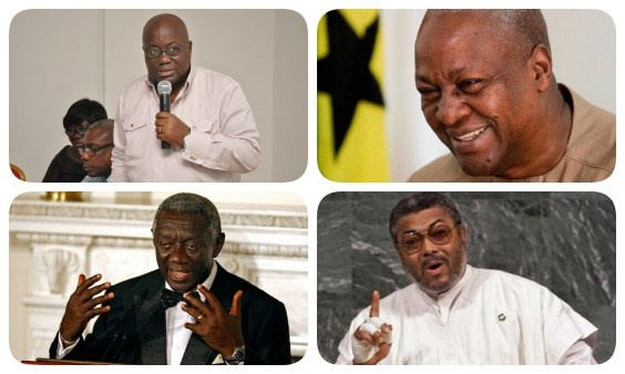 Past and present President of Ghana