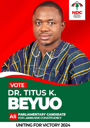 Dr Titus Beyuo Campaing Poster 