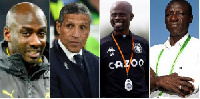 Otto Addo, Chris Hughton, George Boateng and Didi Dramani