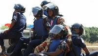 Police at Buipe