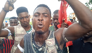 Some residents of  Manya-Kpongunor in the Lower Manya Krobo Municipality