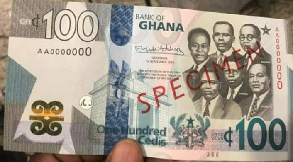 The Central Bank has introduced GHC100, GHC200 and GHC2 coin.