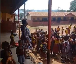 One of the schools that is likely to be demolished for an Agenda 111 project in Asokore-Mampong