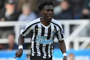 Newcastle United winger Christian Atsu