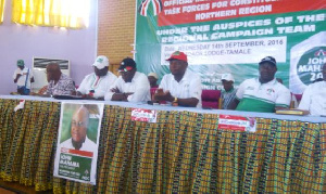 Some NDC members at the Operation Win All Seats campaign