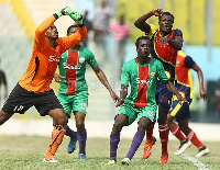 Hearts of Oak against Techiman City