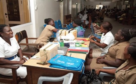 File  Photo: Nurses at OPD