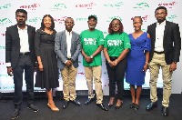 Tunde Ogidan, Seyram Akotey, Funmi Omo, and other members of the Digicore team