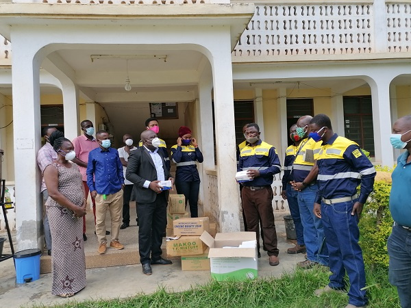 Trainees under Newmont donated PPEs worth GHS 12,000