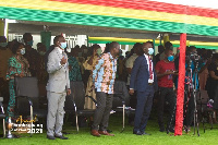 Zoomlion workers at a thank-giving ceremony