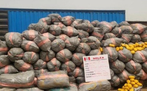 Seized cannabis from Ghana