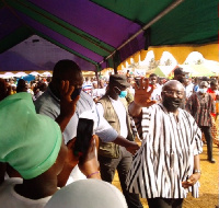 Vice president, Dr. Mahamudu  Bawumia at his two-day tour to the Oti Region