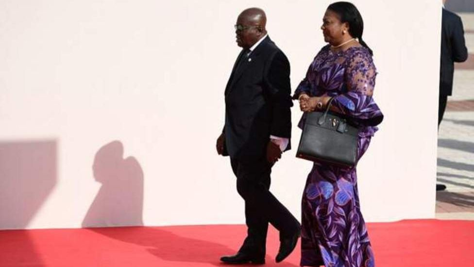 President Akufo-Addo with First Lady Rebecca