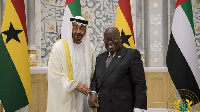 Akufo-Addo meets new President of UAE during a trip to Abu Dhabi