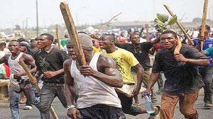 File photo: Gang violence erupted