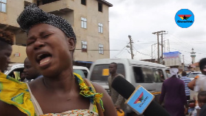 The woman wailed uncontrollably upon hearing she cant have access to her funds