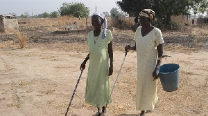 Two Visually Impaired Women Town Hall