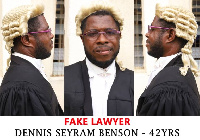 Fake lawyer, Dennis Benson Seyram