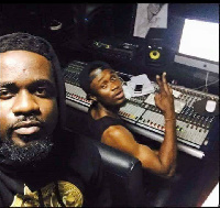 EL and Sarkodie in the studio