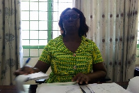 The Headmistress of Ebenezer Senior High School, Ms Anastasia Afua Konadu