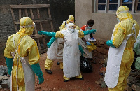 Medical staff of an Ebola Treatment Unit