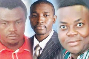 Alistair Nelson [Left], Salifu Masse [Middle] and Godwin Ako Gunn [Right]