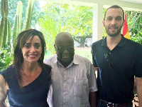 President Akufo-Addo with execs of American PR firm KRL International