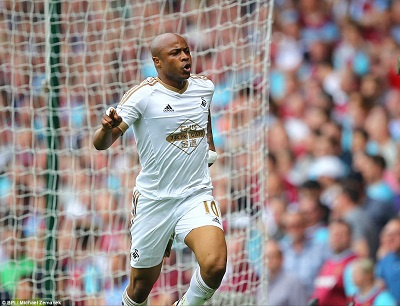 The former Marseille play-maker will now be in the same shirt with his junior brother, Jordan Ayew