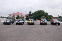 The five cars were handed over to the Armed Forces