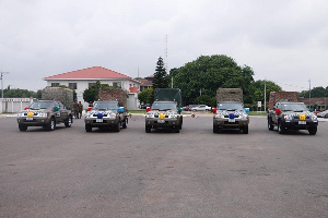 The five cars were handed over to the Armed Forces