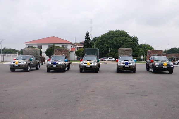 The five cars were handed over to the Armed Forces