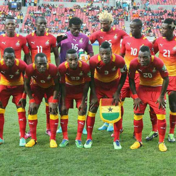 Black Stars team in 2014