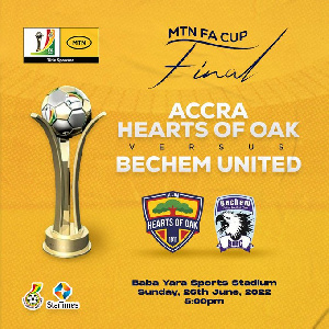 Accra Hearts of Oak host Bechem United in FA Cup final