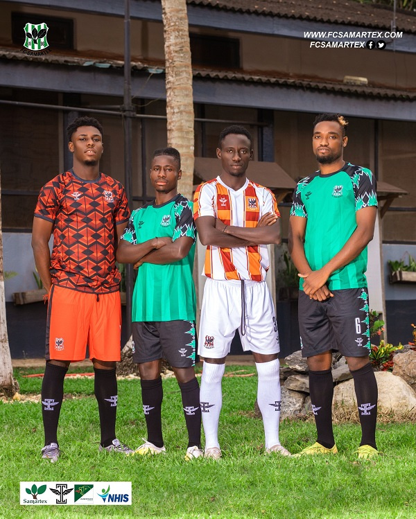 The new jerseys of FC Samartex