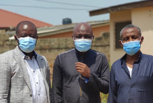 L-R: Kurt Okraku, Amin Lamptey, Jiji Alifoe have been long standing friendship