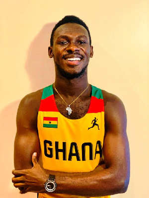 Ghanaian sprinter, Benjamin Azamati