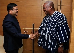 CEO, Tata Group, Cyrus Pallonji Mistry meets President John Mahama