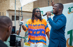 Musician, Samini with Lexis