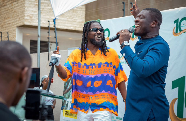 Musician, Samini with Lexis