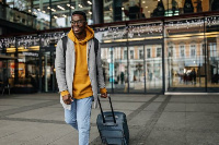 Man at the airport