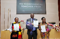 (L-R) Sister Gladyce Kachope (Uganda), Mr Eric Ademba (Kenya), Ms Augusta Lartey-Young (Ghana)