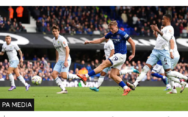 Liam Delap has scored three of Ipswich Town's five Premier League goals so far this season