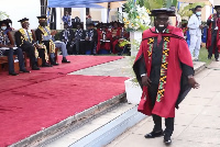 Peter Otokunor during his PhD award ceremony at UG, Legon | File photo