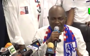 Kennedy Agyapong during a media engagement at his nomination filing