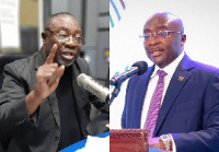 Sam Pee Yalley (left), Dr Mahamudu Bawumia (right)