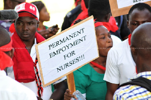 Unemployed Nurses Demonstration